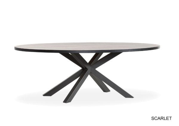 SCARLET - Table à manger Ovale