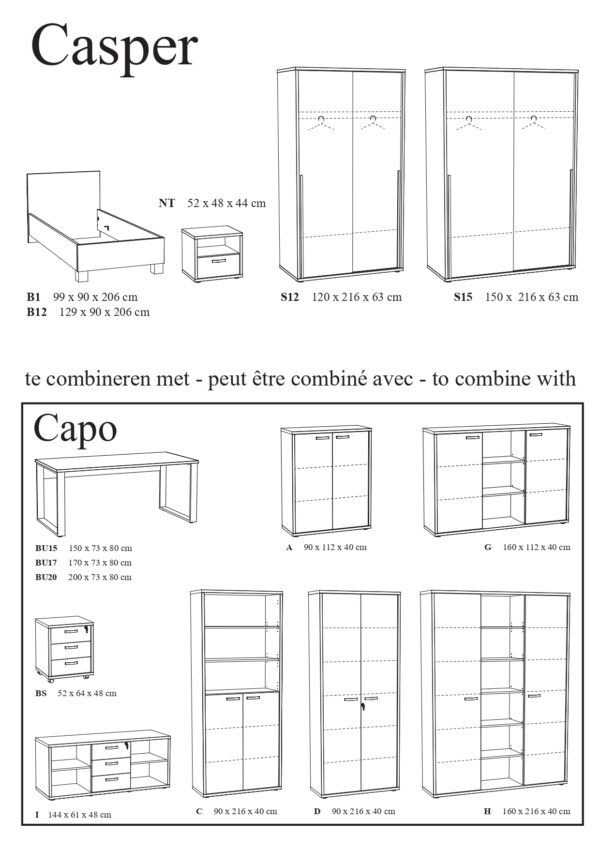 Casper | Chambre à coucher – Image 2
