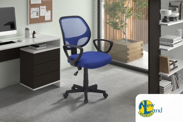 CHAISE DE BUREAU 'HIPPA' MESH BLEU