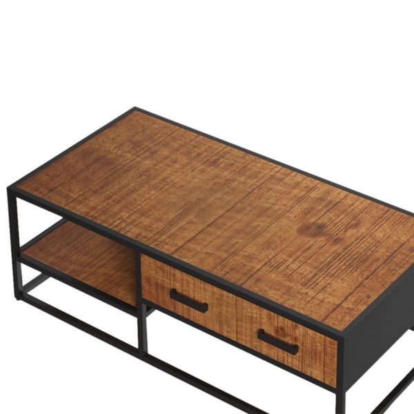 TABLE BASSE 'MADEIRA' 120 CM BOIS DE MANGUIER – Image 3