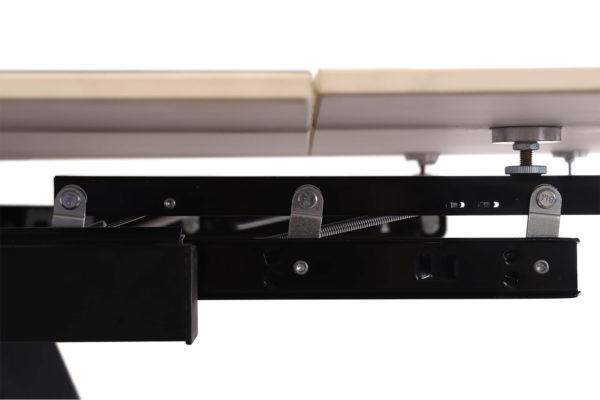 TABLE EXTENSIBLE 'HERA' 160-240 CM RECTANGULAIRE PIERRE BLANC – Image 4
