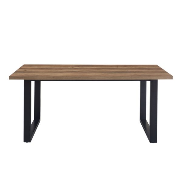 TABLE 'ALEXANDER' 180 CM DECOR BRUN FONCÉ – Image 3