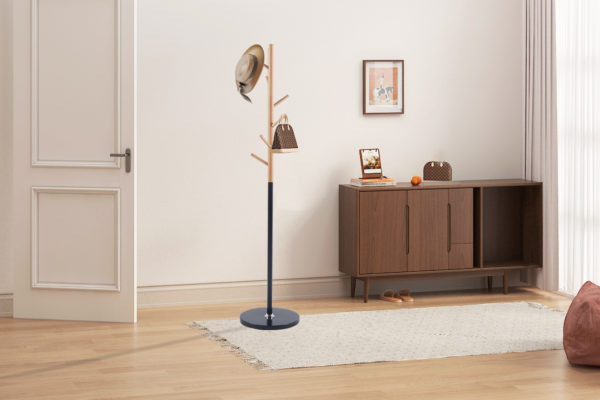 Porte-manteaux 'Viola' Noir mat – Image 2