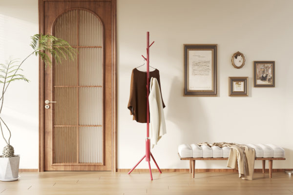Porte-manteaux 'Kassie' Rouge