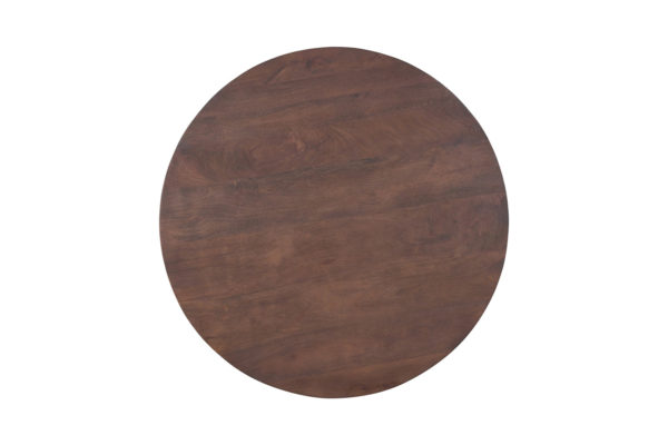 Table 'Tommy' 130 cm Ronde Bois de Manguier Brun – Image 5