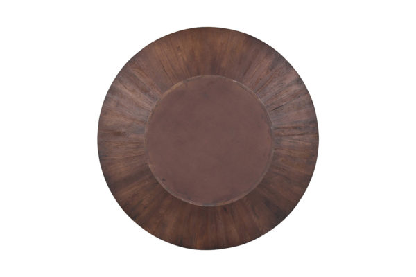 Table 'Tommy' 130 cm Ronde Bois de Manguier Brun – Image 7