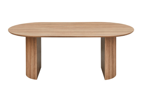 Table 'Lagos' 200 cm Ovale Décor Chêne Vieilli – Image 3