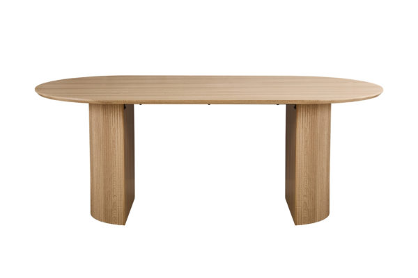 Table 'Lagos' 200 cm Ovale Décor Chêne Naturel – Image 3