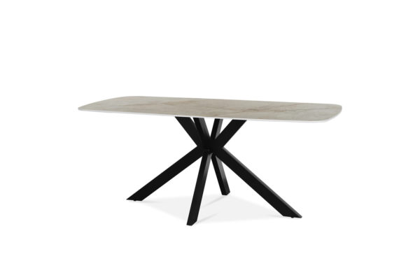 Table 'Apollo' 180 cm Ovale Danoise Pierre Brillant Shakespear Beige – Image 5