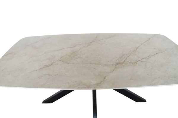 Table 'Apollo' 180 cm Ovale Danoise Pierre Brillant Shakespear Beige – Image 8