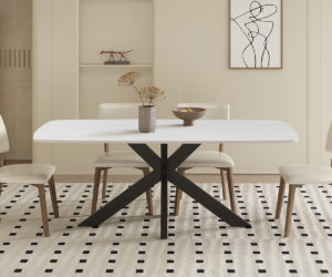 Alternative view of Table 'Apollo' 180 cm Ovale Danoise Pierre Baroque Gris