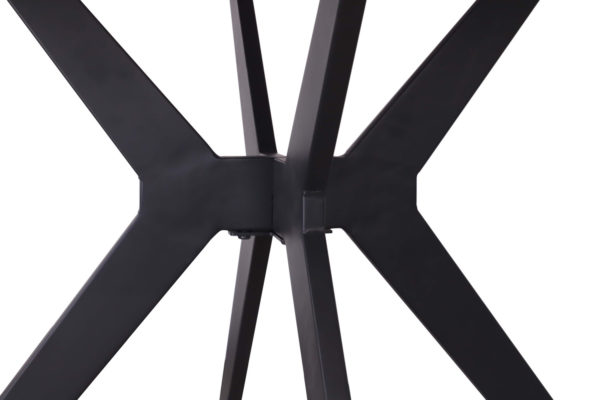 Table 'Apollo' 110 cm Pierre Brillante Ronde Snow Blanc – Image 8