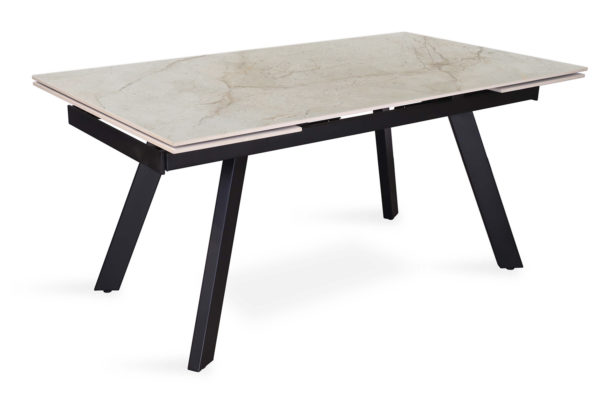 Table extensible 'Hera' 160-240 cm Rectangulaire Brillant Shakespear Beige – Image 5