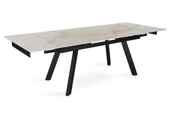 Table extensible 'Hera' 160-240 cm Rectangulaire Brillant Shakespear Beige – Image 8
