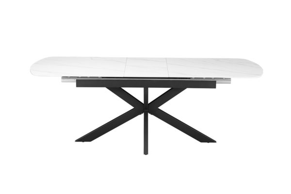 Table extensible 'Hestia' 180-220 cm Ovale Danoise Pierre Blanc – Image 4