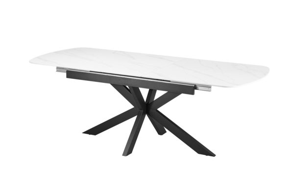 Table extensible 'Hestia' 180-220 cm Ovale Danoise Pierre Blanc – Image 5
