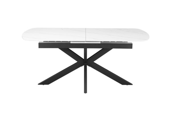 Table extensible 'Hestia' 180-220 cm Ovale Danoise Pierre Blanc – Image 6