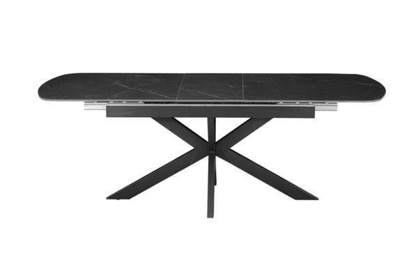 Table extensible 'Hestia' 180-220 cm Ovale Danoise Pierre Noir – Image 4