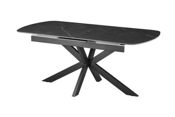 Table extensible 'Hestia' 180-220 cm Ovale Danoise Pierre Noir – Image 7