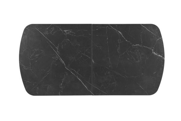 Table extensible 'Hestia' 180-220 cm Ovale Danoise Pierre Noir – Image 8
