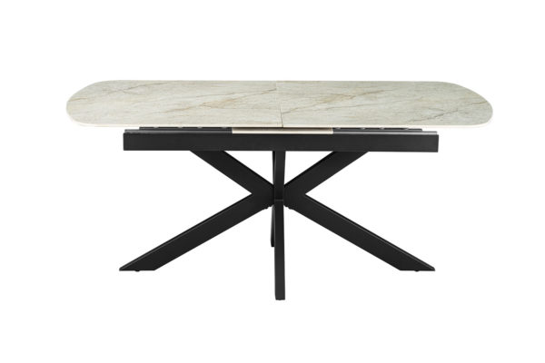 Table extensible 'Hestia' 180-220 cm Ovale Danoise Brillant Pierre Beige – Image 6