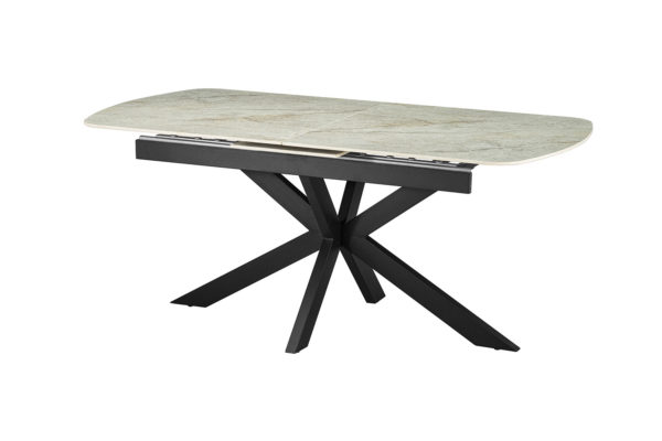 Table extensible 'Hestia' 180-220 cm Ovale Danoise Brillant Pierre Beige – Image 7