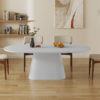 Table 'Tavira' 220 cm Ovale Ciment Ecru