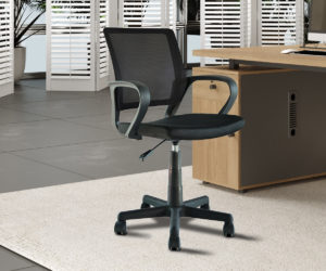 Chaise de bureau 'Pura' Noir