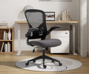Chaise de bureau 'Marcos' Mesh Noir/Gris