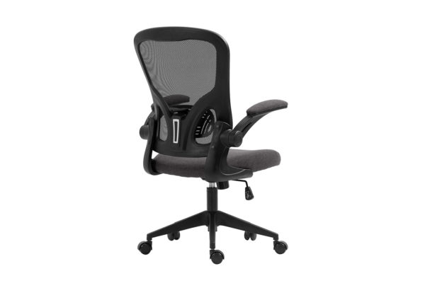 Chaise de bureau 'Marcos' Mesh Noir/Gris – Image 3