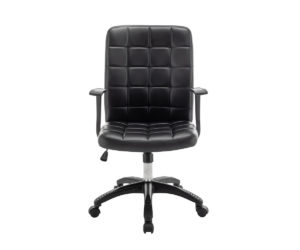 Alternative view of Chaise de bureau 'Luka' Noir PU
