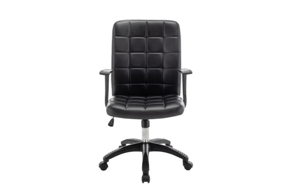 Chaise de bureau 'Luka' Noir PU – Image 2