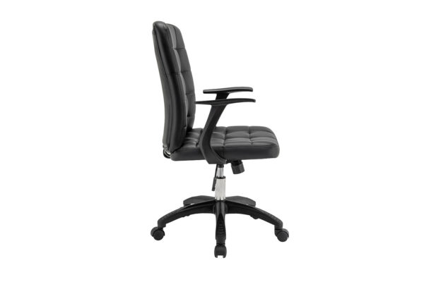 Chaise de bureau 'Luka' Noir PU – Image 4