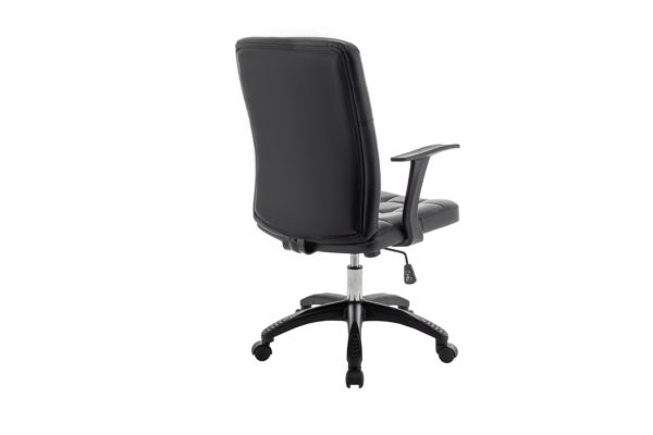 Chaise de bureau 'Luka' Noir PU – Image 5