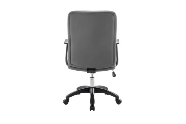 Chaise de bureau 'Luka' Gris PU – Image 6