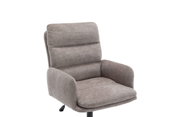 Chaise de bureau 'Aimé' Tissu Fabb Raven 30 Sable – Image 8