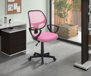 Chaise de bureau 'Hippa' Mesh Rose