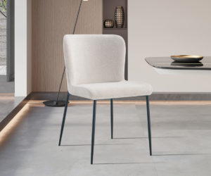 Alternative view of Chaise 'Lisa' Tissu Fabb Raven 24 Beige