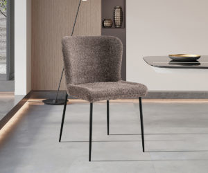 Alternative view of Chaise 'Lisa' Bouclé Sable