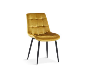 Alternative view of Chaise 'Juta' Velours Or