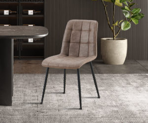 Alternative view of Chaise 'Furas' Vintage PU Brun