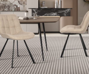 Alternative view of Chaise 'Ariba' Ote Tissu Montego 178 Beige/Gris clair