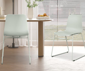 Chaise 'Marie' PP Gris-Vert