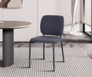 Alternative view of Chaise 'Sophia' Tissu Gris foncé