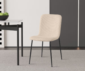 Alternative view of Chaise 'Alice' Corduroy Beige