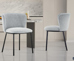 Chaise 'Arthur' Tissu Ote Belfast 41 Gris clair