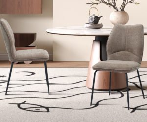 Chaise 'Lara' Tissu Ote Sea 173 Sable