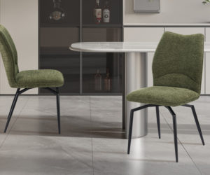 Chaise 'Lara' Pivotant en Tissu Ote Sea 360 Vert