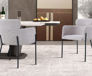 Chaise 'Naomi' Tissu Beige