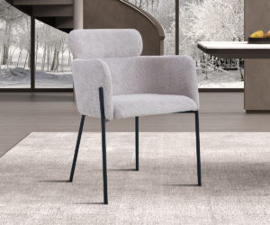 Alternative view of Chaise 'Naomi' Tissu Beige